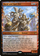 Baral and Kari Zev (Showcase Planar Booster Fun) [March of the Machine] Foil