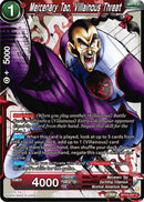 Mercenary Tao, Villainous Threat (BT19-007) [Fighter's Ambition] Parallel Foil