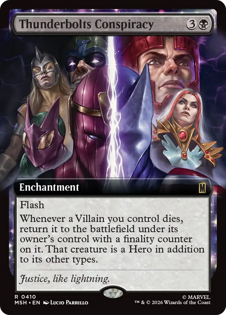 Thunderbolts Conspiracy (Extended Art) [Marvel Super Heroes] Foil