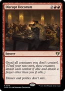 Disrupt Decorum [Commander Masters] Foil