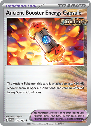 Ancient Booster Energy Capsule (159/182) [Scarlet & Violet: Paradox Rift] Reverse Holofoil