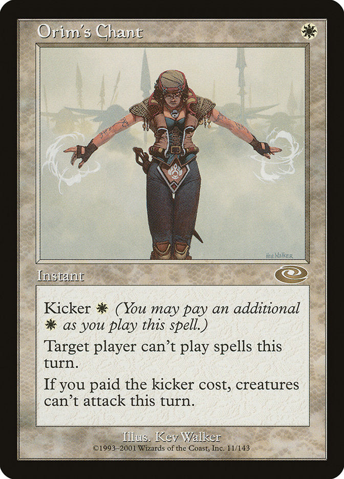 Orim's Chant [Planeshift] Foil