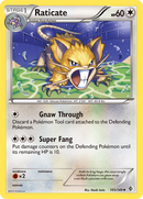 Raticate (105/149) [Black & White: Boundaries Crossed] Reverse Holofoil