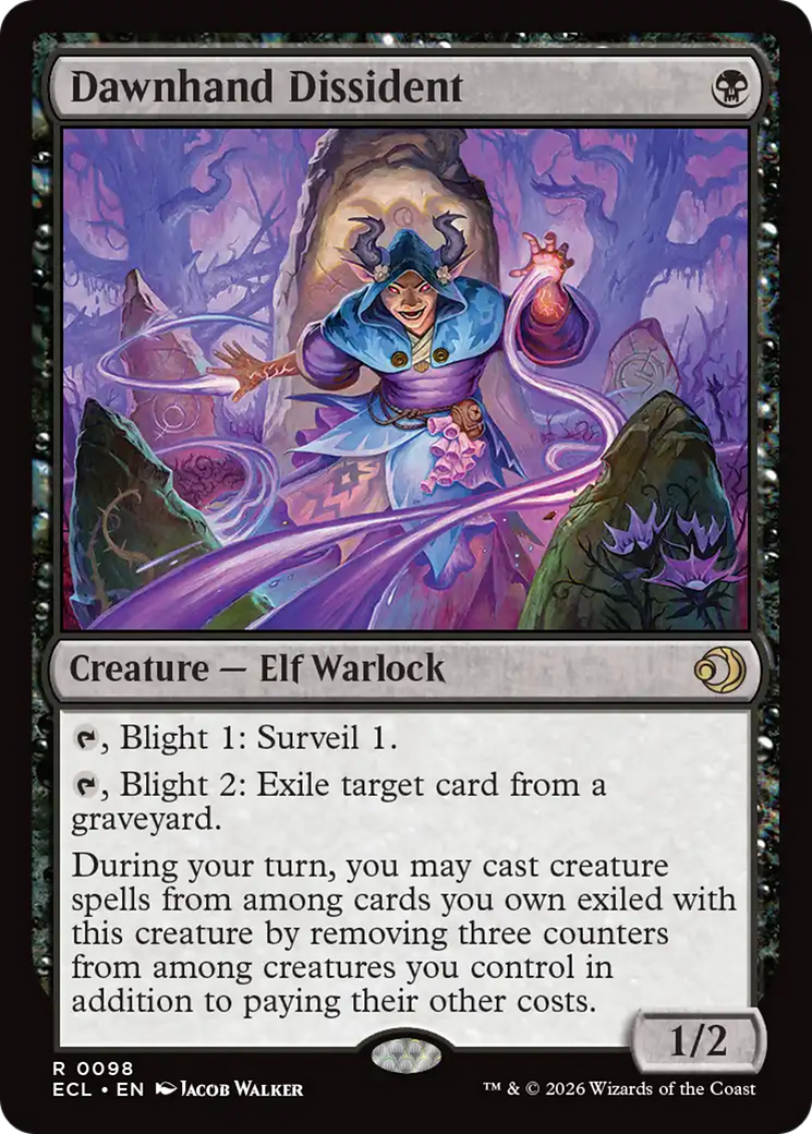 Dawnhand Dissident [Lorwyn Eclipsed] Foil