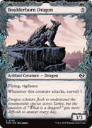 Boulderborn Dragon (Showcase) [Tarkir: Dragonstorm] Foil