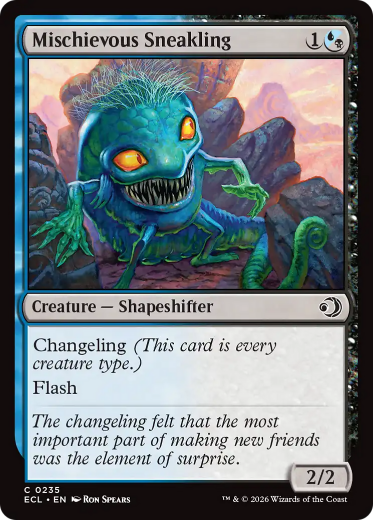 Mischievous Sneakling [Lorwyn Eclipsed] Foil
