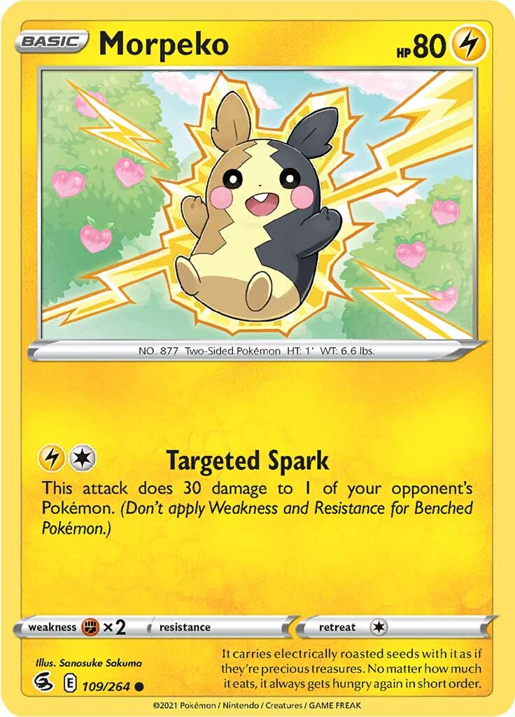 Morpeko (109/264) [Sword & Shield: Fusion Strike] Reverse Holofoil