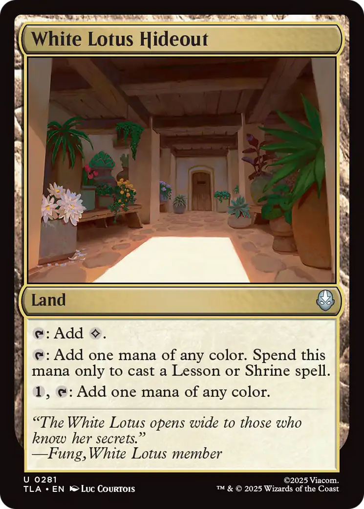 White Lotus Hideout [Avatar: The Last Airbender] Foil