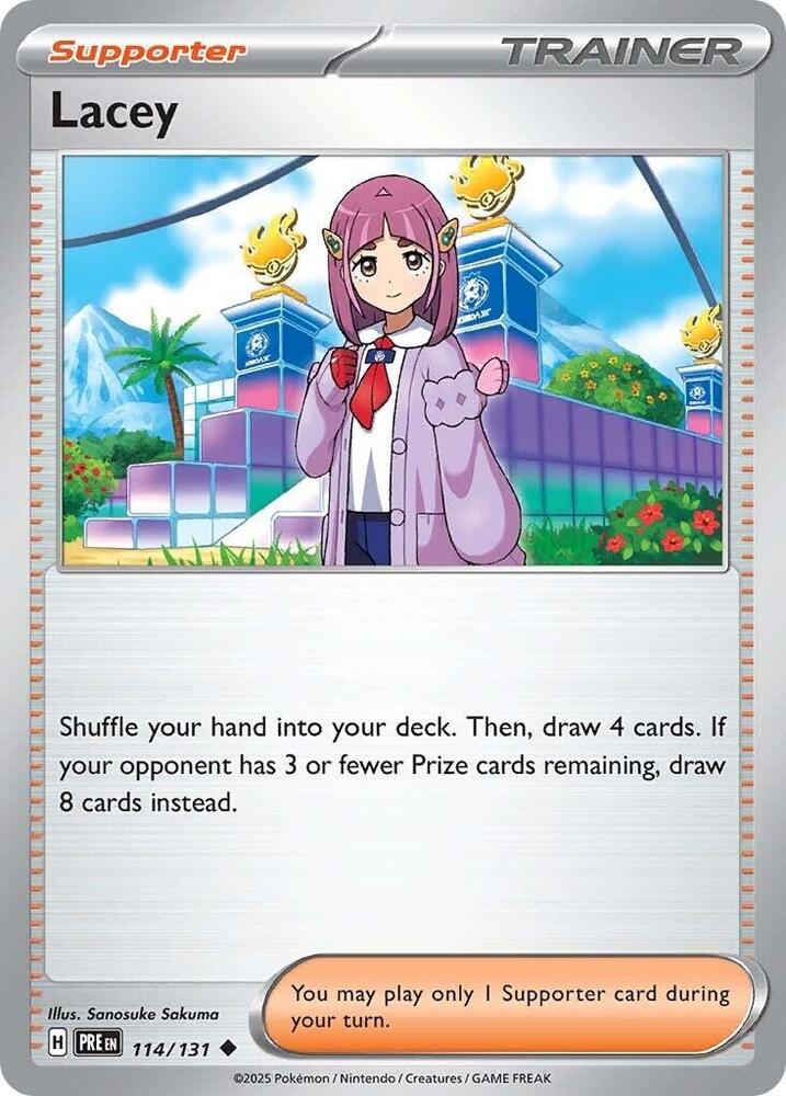 Lacey (114/131) [Scarlet & Violet: Prismatic Evolutions] Reverse Holofoil