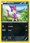 Purrloin (66/114) [Black & White: Base Set] Reverse Holofoil