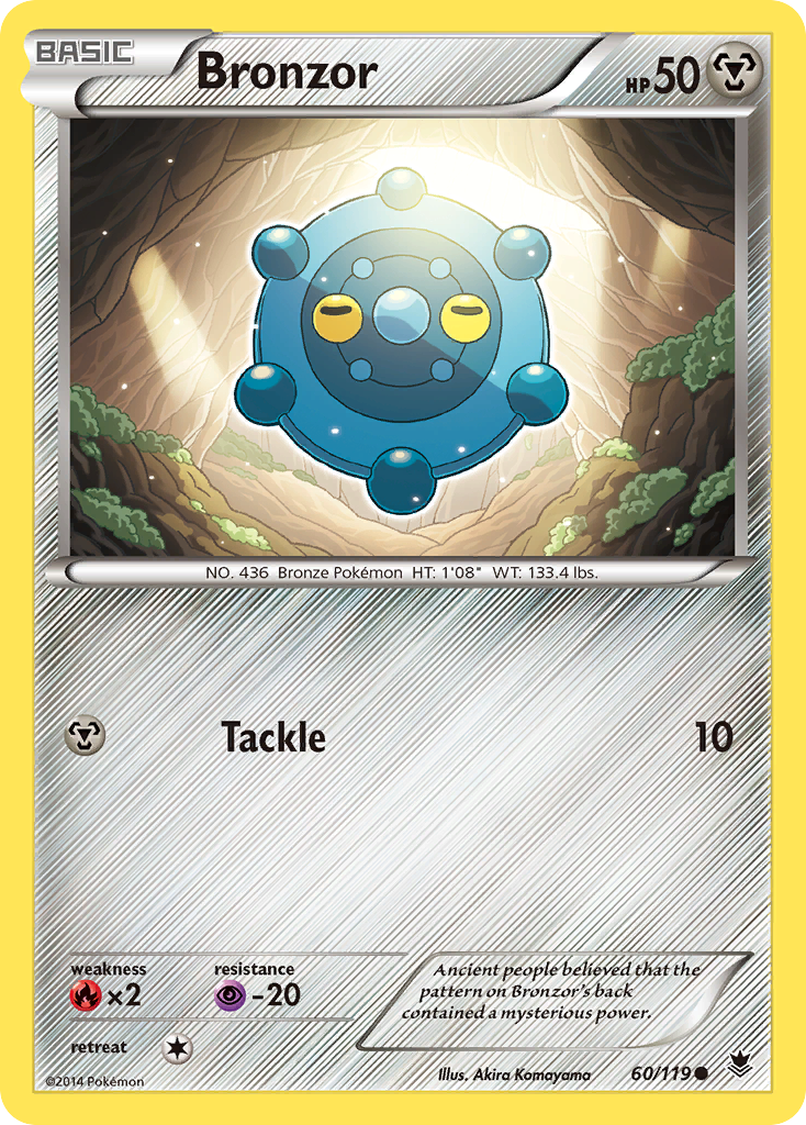 Bronzor (60/119) [XY: Phantom Forces] Reverse Holofoil