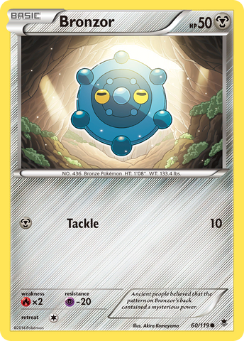 Bronzor (60/119) [XY: Phantom Forces] Reverse Holofoil