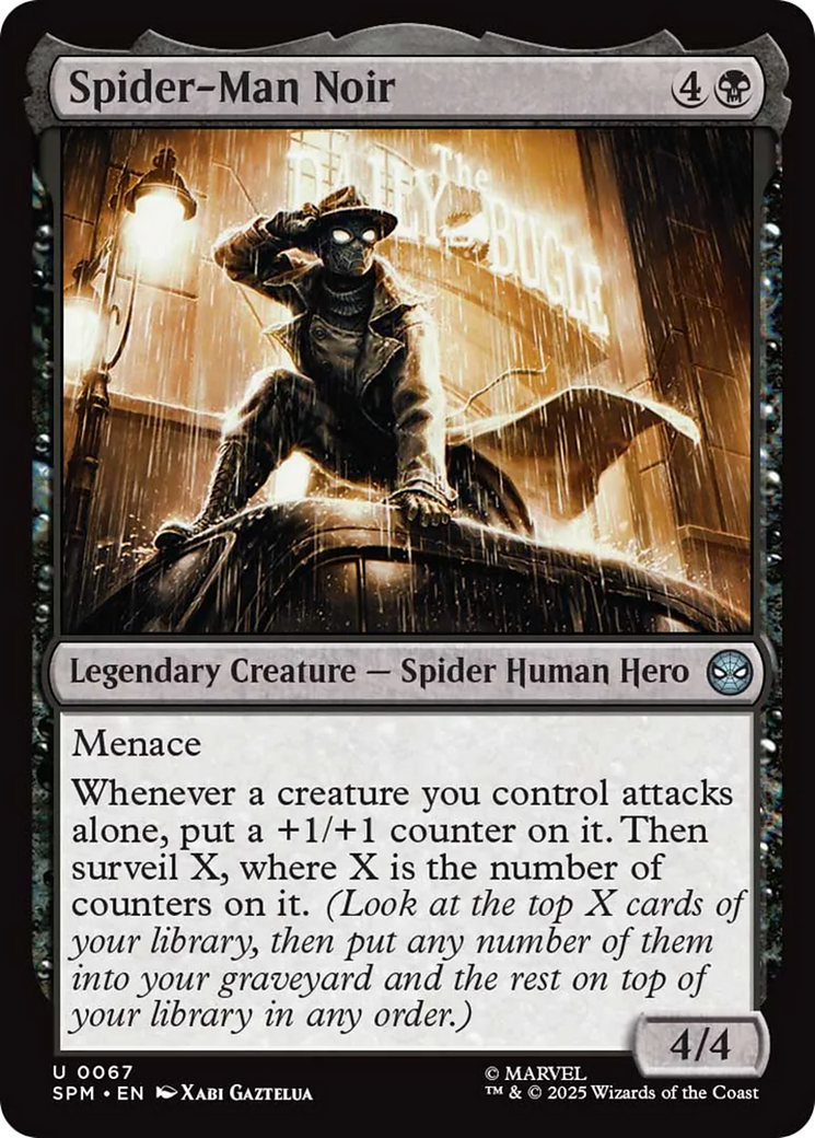 Spider-Man Noir [Marvel's Spider-Man] Foil