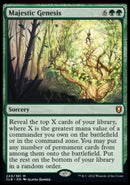 Majestic Genesis [Commander Legends: Battle for Baldur's Gate] Foil