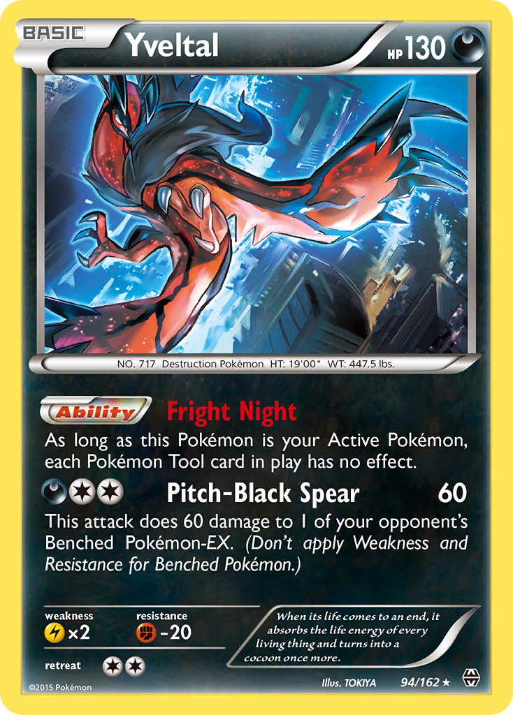 Yveltal (94/162) [XY: BREAKthrough] Reverse Holofoil