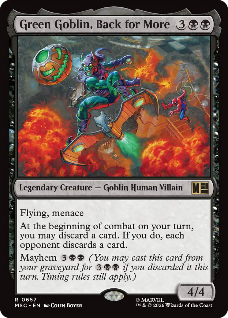 Green Goblin, Back for More [Marvel Super Heroes Commander] Foil