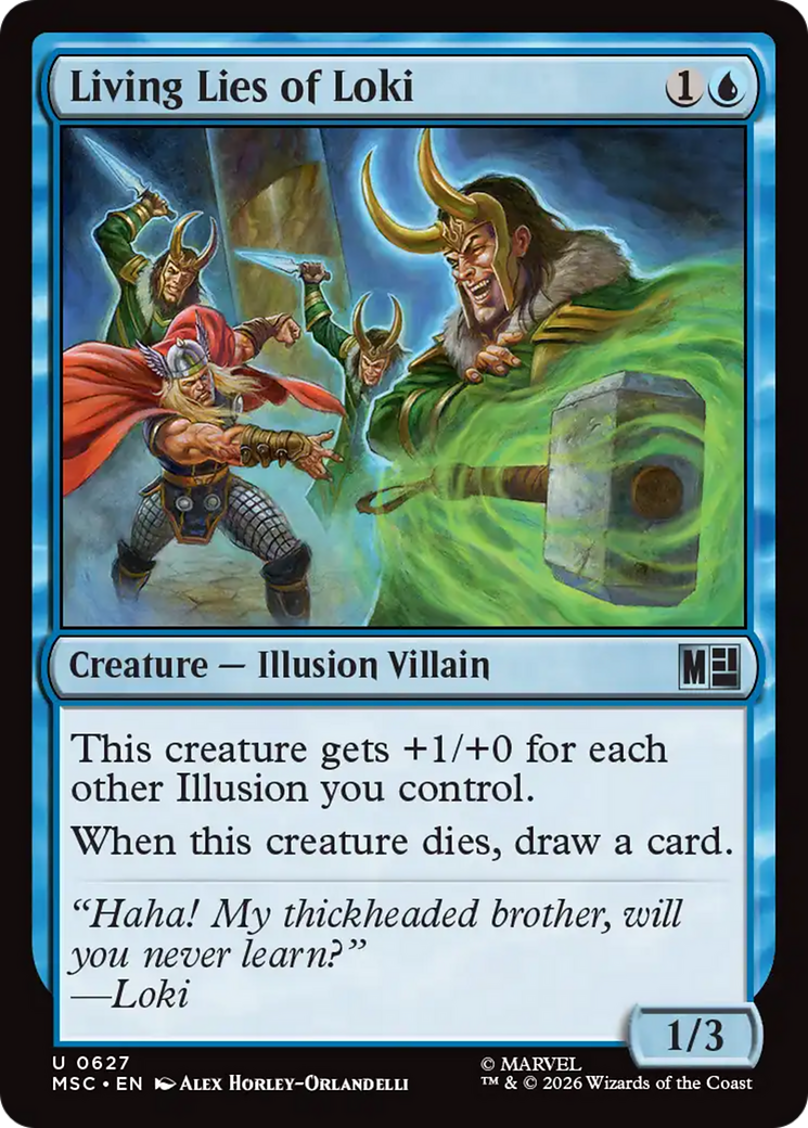 Living Lies of Loki [Marvel Super Heroes Commander] Foil