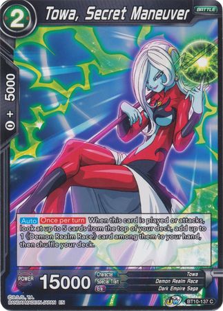 Towa, Secret Maneuver (BT10-137) [Rise of the Unison Warrior 2nd Edition] Parallel Foil