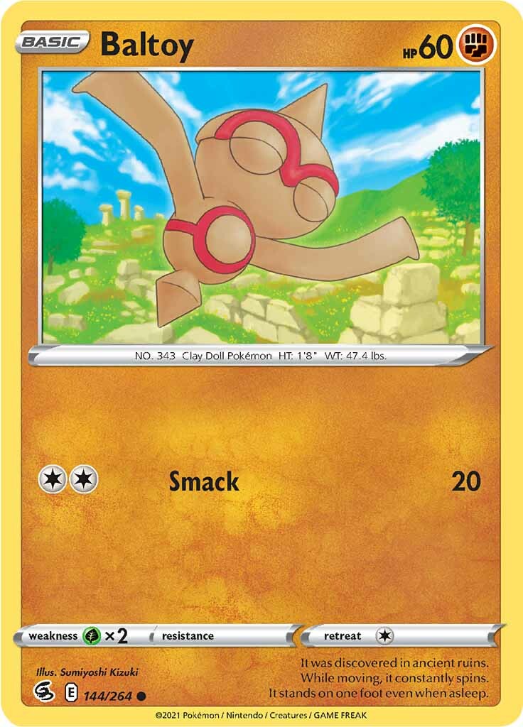 Baltoy (144/264) [Sword & Shield: Fusion Strike] Reverse Holofoil