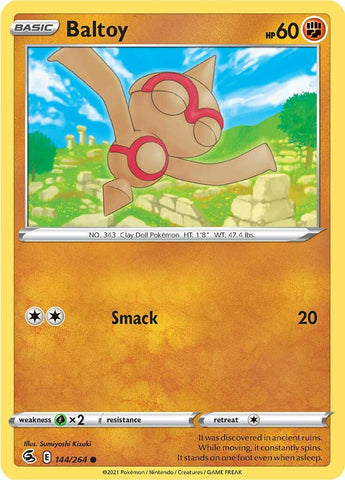 Baltoy (144/264) [Sword & Shield: Fusion Strike] Reverse Holofoil