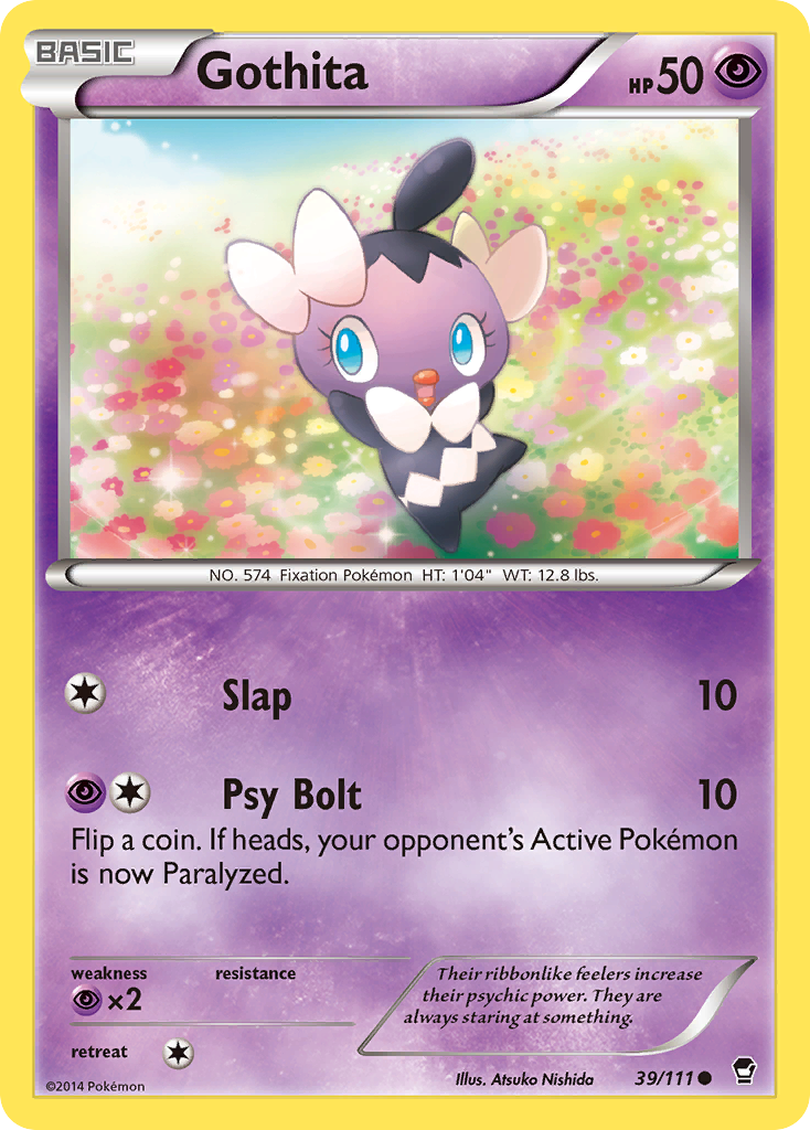 Gothita (39/111) [XY: Furious Fists] Reverse Holofoil