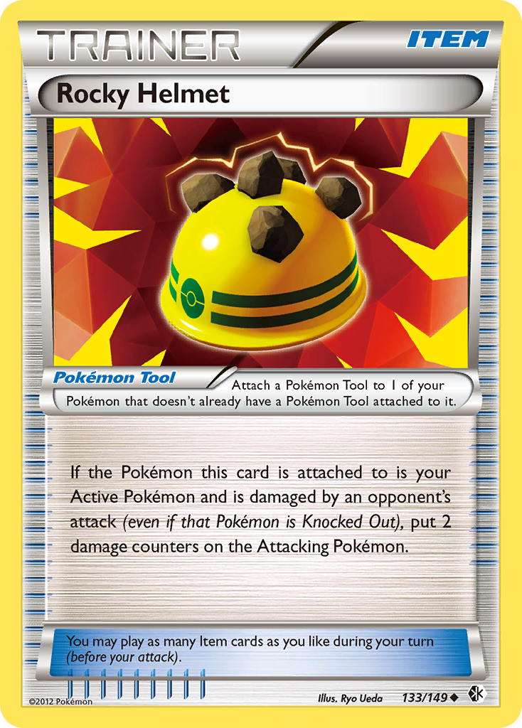 Rocky Helmet (133/149) [Black & White: Boundaries Crossed] Reverse Holofoil