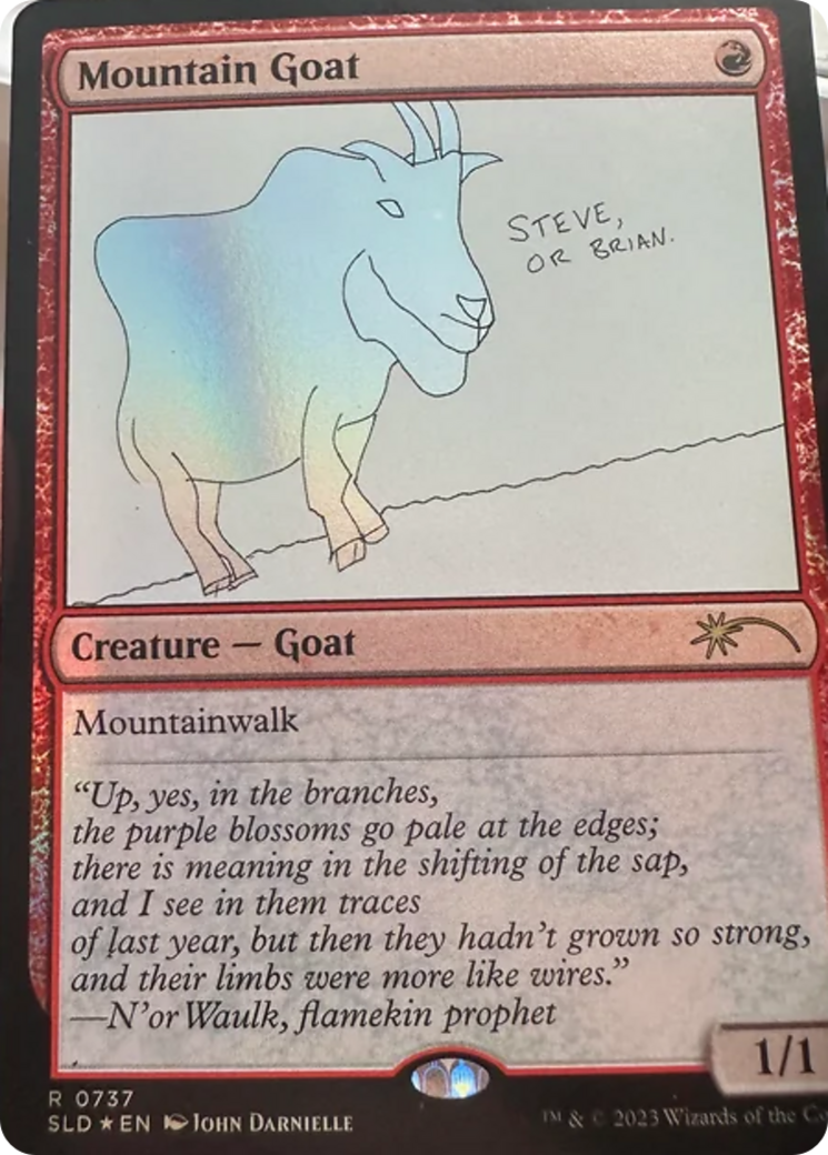 Mountain Goat [Secret Lair Drop Series] Foil