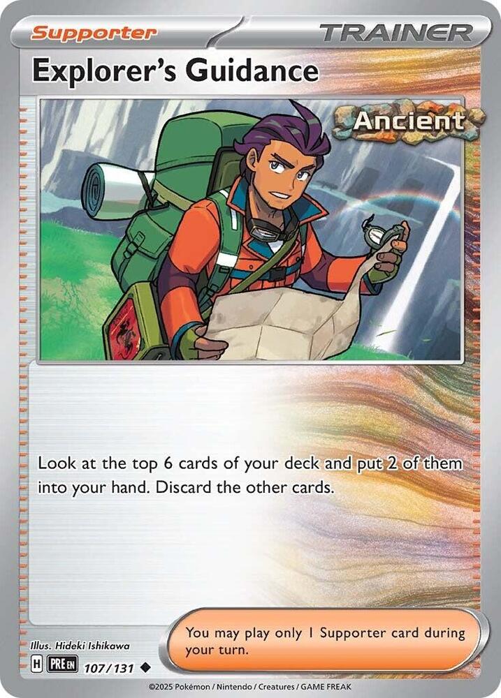Explorer's Guidance (107/131) [Scarlet & Violet: Prismatic Evolutions] Reverse Holofoil