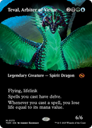 Teval, Arbiter of Virtue (Borderless) [Tarkir: Dragonstorm] Foil