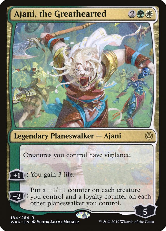 Ajani, the Greathearted [War of the Spark] Foil