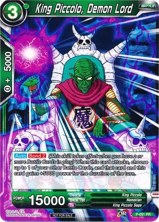 King Piccolo, Demon Lord (P-051) [Promotion Cards] Parallel Foil