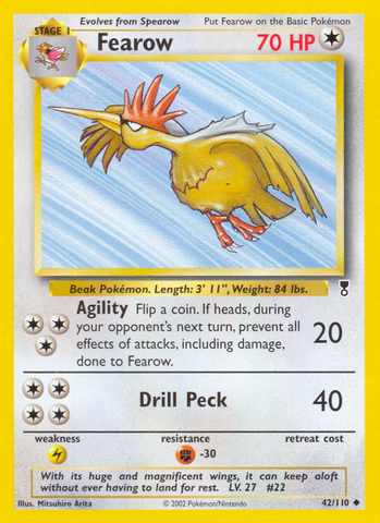 Fearow (42/110) [Legendary Collection] Reverse Holofoil
