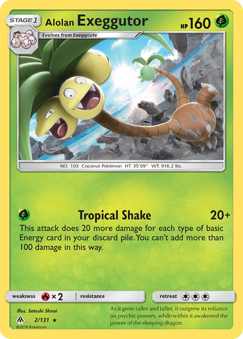 Alolan Exeggutor (2/131) [Sun & Moon: Forbidden Light] Reverse Holofoil