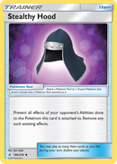 Stealthy Hood (186/214) [Sun & Moon: Unbroken Bonds] Reverse Holofoil