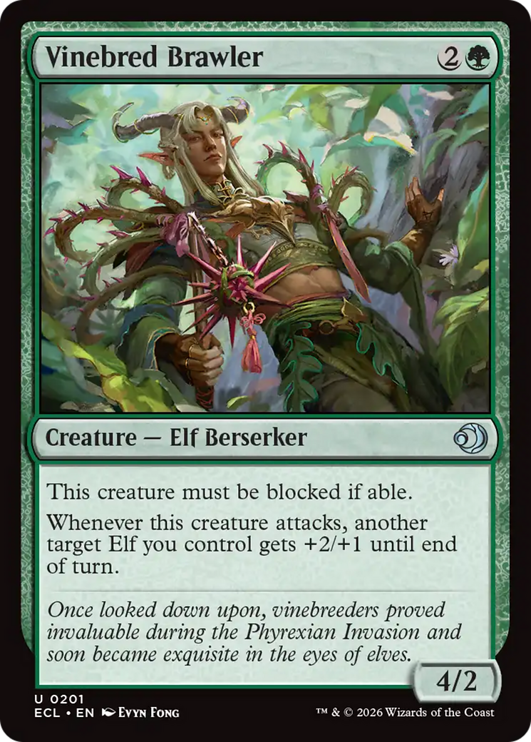 Vinebred Brawler [Lorwyn Eclipsed] Foil