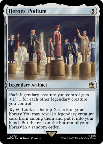Heroes' Podium [Doctor Who] Foil