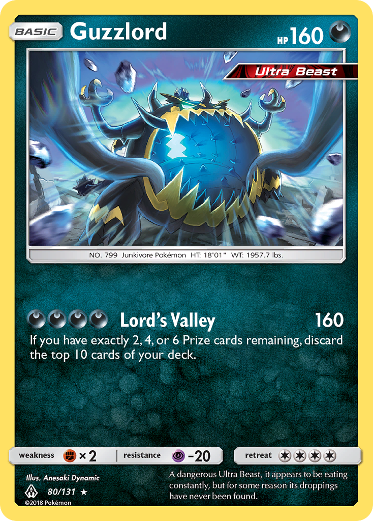 Guzzlord (80/131) [Sun & Moon: Forbidden Light] Reverse Holofoil