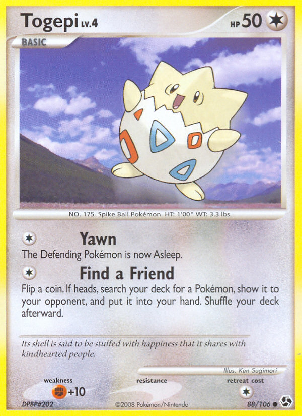 Togepi (88/106) [Diamond & Pearl: Great Encounters] Reverse Holofoil