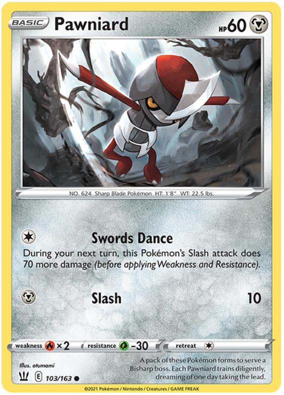 Pawniard (103/163) [Sword & Shield: Battle Styles] Reverse Holofoil