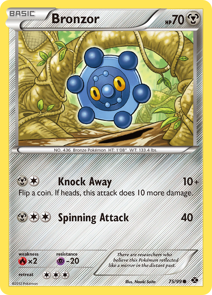 Bronzor (75/99) [Black & White: Next Destinies] Reverse Holofoil