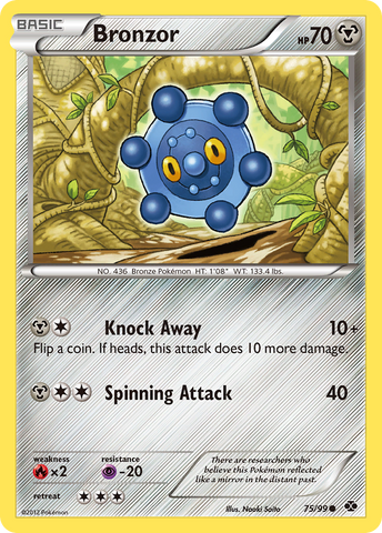 Bronzor (75/99) [Black & White: Next Destinies] Reverse Holofoil