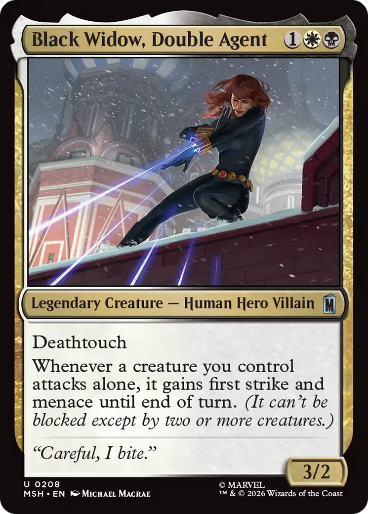 Black Widow, Double Agent [Marvel Super Heroes] Foil
