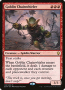 Goblin Chainwhirler (Promo Pack) [Dominaria Promos] Foil