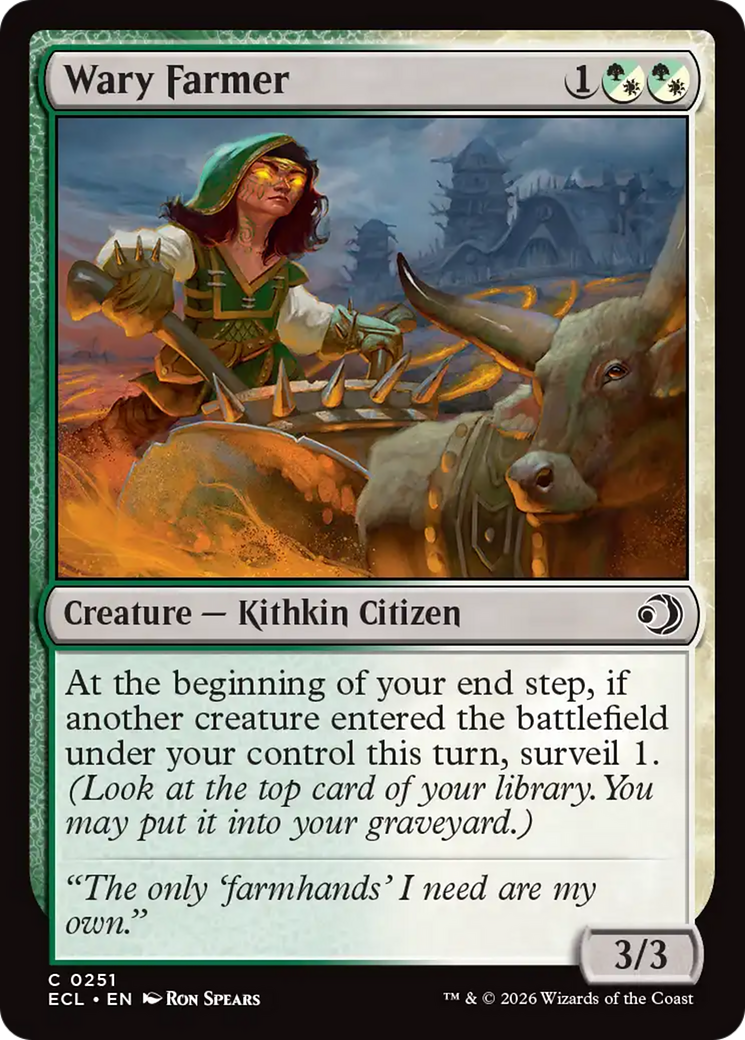 Wary Farmer [Lorwyn Eclipsed] Foil