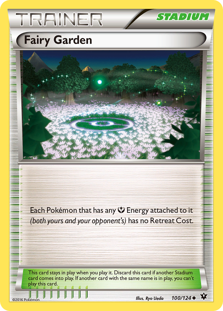 Fairy Garden (100/124) [XY: Fates Collide] Reverse Holofoil