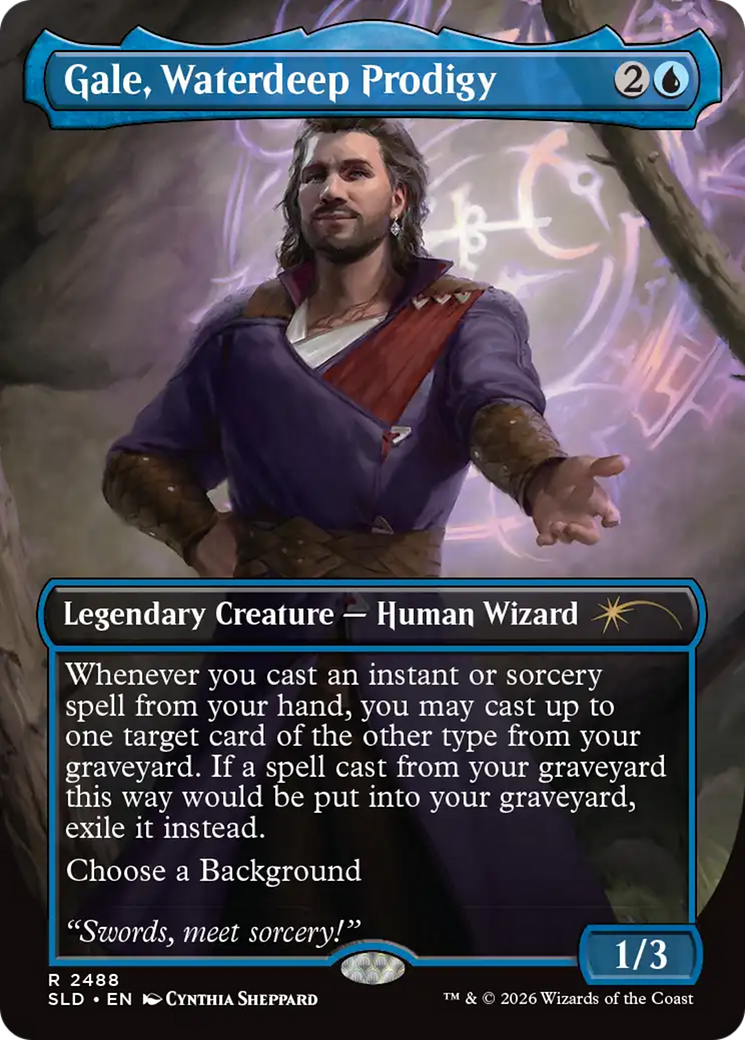 Gale, Waterdeep Prodigy [Secret Lair Drop Series] Foil