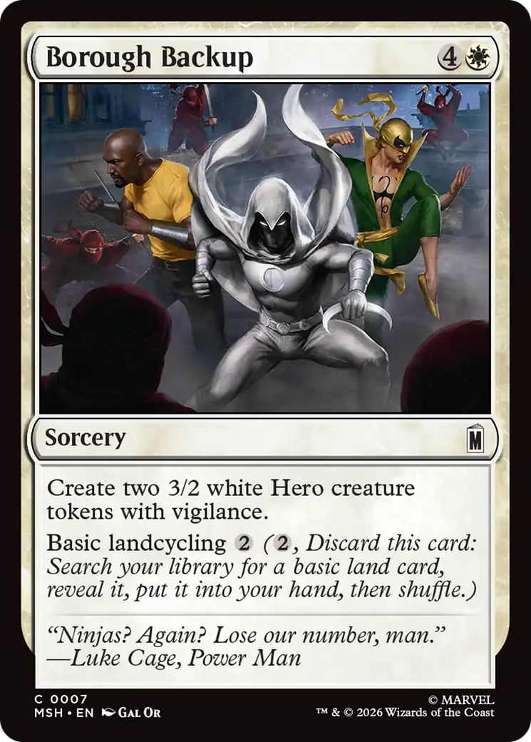 Borough Backup [Marvel Super Heroes] Foil