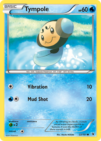 Tympole (22/101) [Black & White: Noble Victories] Reverse Holofoil