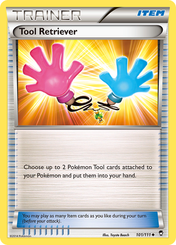 Tool Retriever (101/111) [XY: Furious Fists] Reverse Holofoil