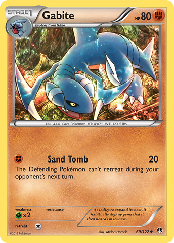 Gabite (69/122) [XY: BREAKpoint] Reverse Holofoil